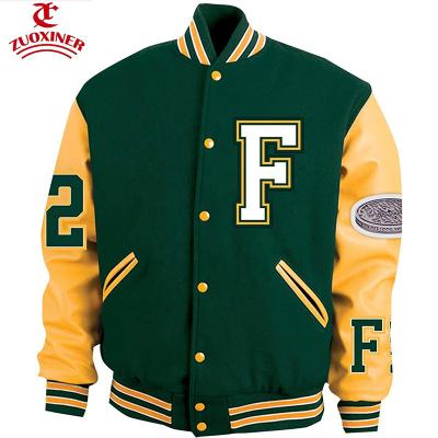 China Wholesale Versity Jackets Letterman Jackets QUICK DRY Wool Leather Jackets for sale