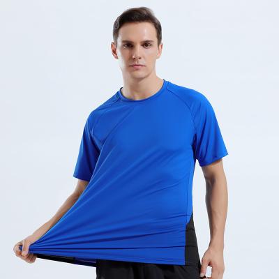 China Wholesale Anti Wrinkle Workout Running Custom Logo Tshirt Men's Gym Quick Dry And Breathable Mens T Shirts for sale