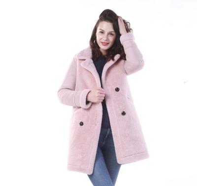 China Wholesale Custom Made QUICK DRY Fashion Women's Long Wool Coat Woolen Coat With Pockets for sale