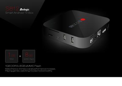 China El flash a bordo 4K del androide TV del eMMC quad-core elegante de la caja XBMC KODI 14,2 1G DDR3 8GB hizo salir DLNA/Miracast en venta