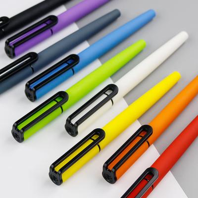 China office & School Pen Clip Luxury Gift Box Customized Multifunctional Plastic Ball Pen With Logo for sale