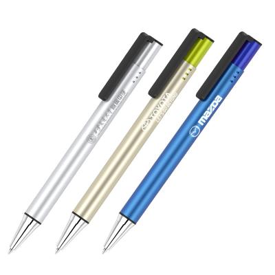 China Pen New Design Fashion Promotional Writing Multicolor Metal Ballpoint Pens With Logo for sale