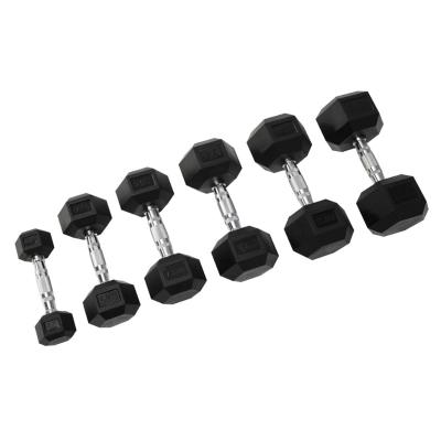 China rubber covered dumbbell dumbbell weights for sale cast iron barbell and dumbbell set dumbbell manufacturer for sale