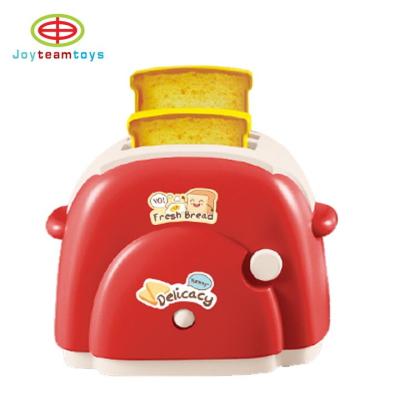 China Kitchen Set Appliances Toys Role Play Food DIY Cooking Cute Small Play House Appliances Toaster Machine Plastic Smart Kitchen Set Toy For Girls for sale