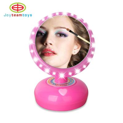 China Kitchen Set Appliance Toys Battery Operated Home Appliance Toys Pretend Play Beauty Toys Make Up Mirror With Light Toys For Kids for sale