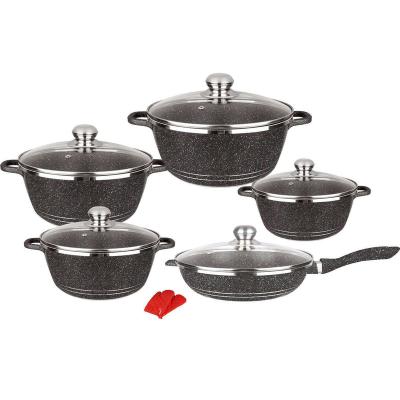 China Stocked Whole Shoucheng Sale 12 Pcs Sets Cookware Soup Pots And Pans Cookware Sets Cooking for sale