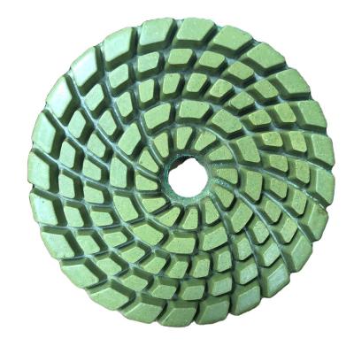 China Resin 3 Inch 4 Inch Concrete Polishing Floor Pads for sale