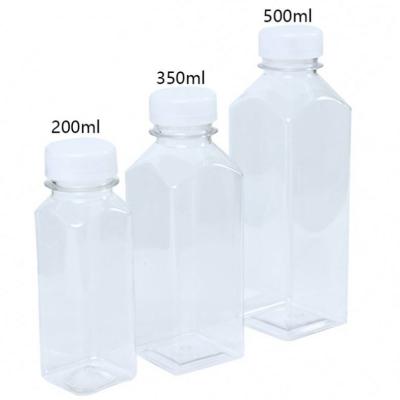 China Commercial Clear Biodegradable Packaging PET 300ml 750ml 16oz Beverage Bottles 20oz Plastic Juicy Coffee Beverage Bottle Bottles For Beverage for sale