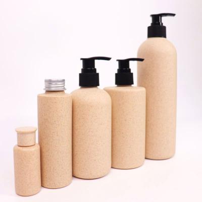 China Refillable Biodegradable Lotion Cosmetic Plastic Recyclable Plastic Degradable Pump Shower Gel Bottle for sale