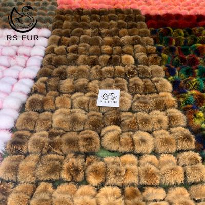 China 100% Colorful Fluffy Fox Raccoon Fur Slipper Eva Logo Raccoon Fur Slipper Indoor Custom Made Unique Furry Sandal Anti-Slippery For Women for sale