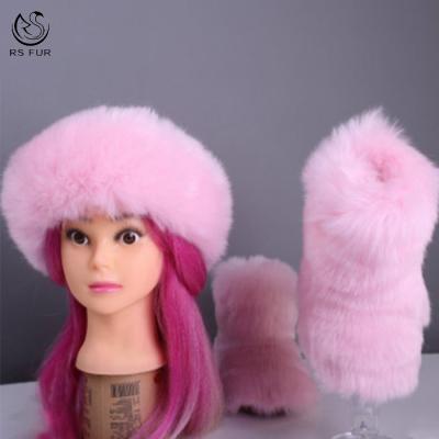 China Wholesale Warm Anti-slippery Warm Fox Snow Winter Women's Fashion Sale Fashion Sale Colorful Set Of Fake Fur Boots for sale