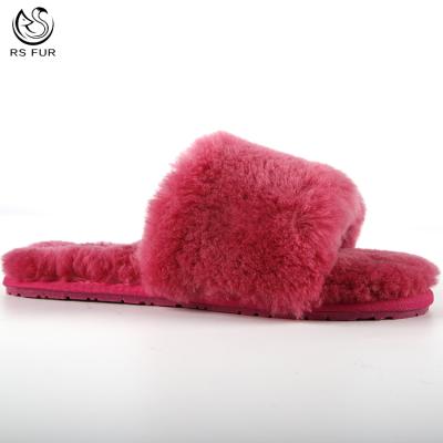 China High Quality Anti-slippery Sheepskin Warm Slippers Baby Kids Children Indoor Outdoor With Cute Color for sale