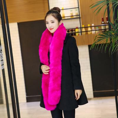 China China Factory Fake Fur Scarf Smooth Rex Rabbit Fur Scarf For Women for sale