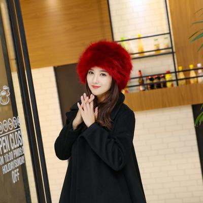 China COMMON Wholesale Winter Women Lady Faux Fur Hats for sale