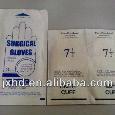 China Disposable Sterile Latex Glove Surgical Manufacturer for sale