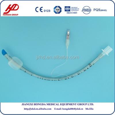 China Medical grade PVC endotracheal tube with cuff and without cuff (high pressure and low volume) for sale