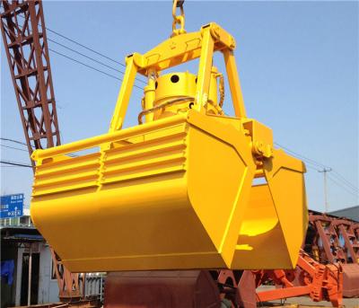 China Deck Crane Bulk Cargo Electro Hydraulic Grabs / Grapple with Motor Hydraulic Drive for sale