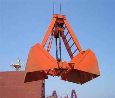 China Mechanical Control Bulk Cargo Ship Single Rope Grab for Loading Bulk Material for sale