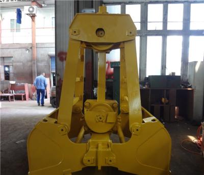 China Marine Ship Single Rope Grab / High Efficiency Mechanical Clamshell Grab Bucket for sale