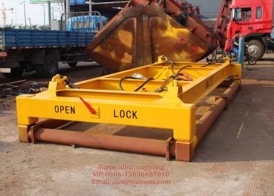 China 20 Feet Semi-automatic Container Spreader Mobile Type and High Efficiency for sale