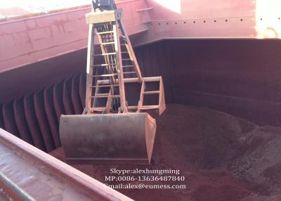 China Mechanical Four Rope Clamshell Grab / Grapple Bucket For Iron Ore or Nickel Ore for sale