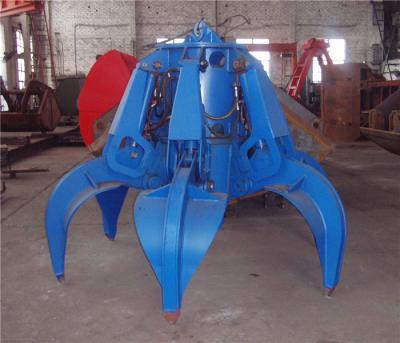 China Motor Electro Hydraulic Orange Peel Grab Bucket for Steel Scrap Loading for sale