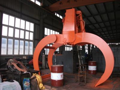 China Deck Grane Electro Hydraulic Grabs / Timber Grab For Logs and Wood Large Capacity for sale