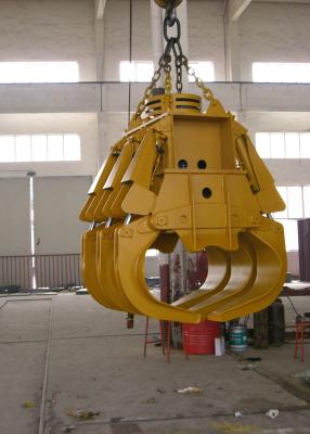 China Electro-Hydraulic Rectangle Scrap Grab / Grapple Bucket  for Single Hook Crane for sale