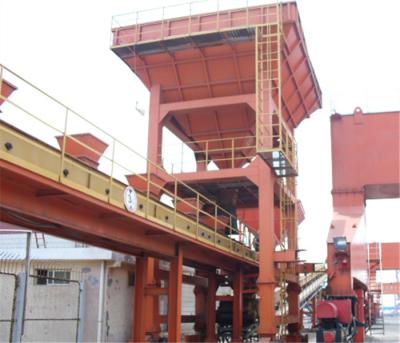 China Rail-Type Movable Industrial Hopper for Port Unloading Coal Conveyor Belt for sale