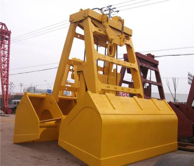 China 20T Bulk Materials Loading Remote Controlled Clamshell Grab For Deck Cranes for sale