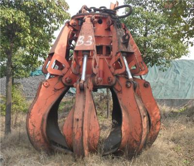 China 2.5m³  Electro Hydraulic Orange Peel Grab / Electrical Hydraulic Scrap Grabs for sale