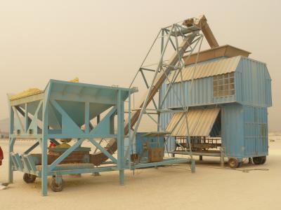 China Containerized Mobile Weighing and Bagging Unit Dust Collector Hopper for sale