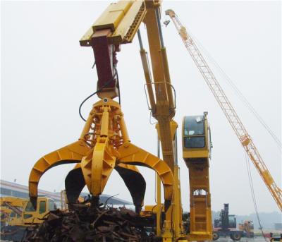 China 1.25m³  Excavator Grab Attachment Orange Peel Excavator Grab Bucket for Loading Steel Scrap for sale