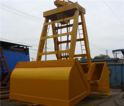 China 28T 15m³  Wireless Remote Control Grab / Single Rope Grapple for Bulk Cargo Loading for sale