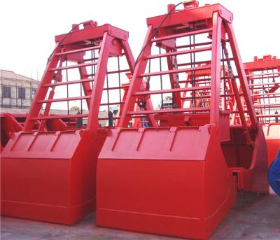 China Ship Deck Crane Single Rope Grab Mechanical Control for Loading Dry Bulk Cargo for sale