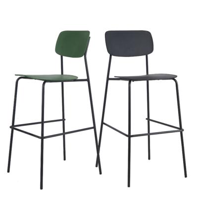 China Modern Bar Chairs Metal Gold Furniture Counter Stools Modern Cheap Luxury Kitchen Nordic Large High Backs Kitchen Bar Chairs for sale