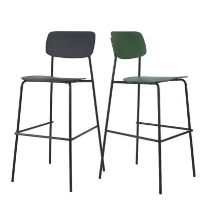 China Modern New Products Barstools Mid Century Modern Metal Gold Bar Stackable Chair for sale