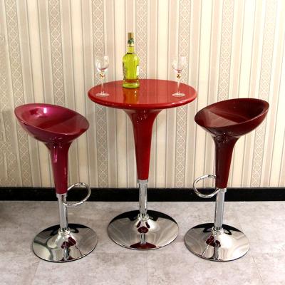 China Modern OEM Fashion Bar Stool Bar Furniture Bar Furniture Free Sample Cheap Commerical Lift Bistro Swivel ABS Plastic Bar Stool Chair for sale