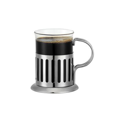 China China Manufacturer 200ml Professional Customized Sustainable Stainless Steel Reusable Coffee Mug for sale