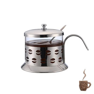 China Viable Round Sugar Coffee Pot 0.2l Matt Shinny Dinnerware Creamer Tea for sale