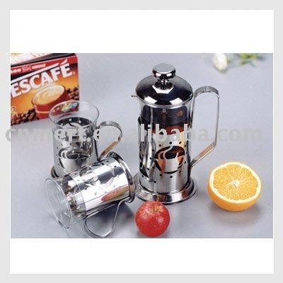 China Viable Custom Heat Resistant French Presses Tea Coffee Mug Maker Gift Set for sale