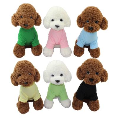 China Sustainable Spring And Winter Wholesale Dog Clothes Print Cute Pet Cloth Dog Cloth With Two Legs for sale