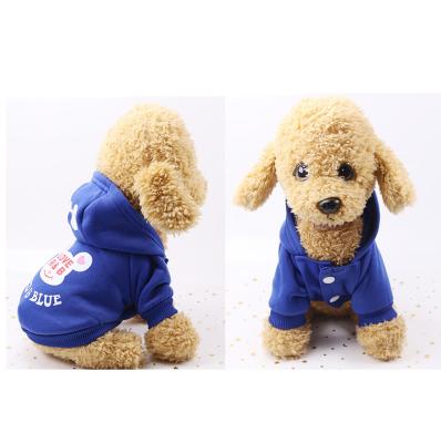 China Sustainable Fashion Cute Winter Warm, Cotton XS-XXL Stocked Hoodie Jacket Pet Apparel for sale