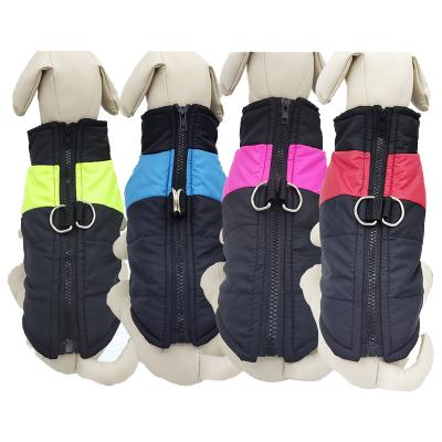 China Viable Winter Waterproof Pet Clothes Zipper Coat Pet Ski Suit Dog Clothes Cats And Dogs for sale