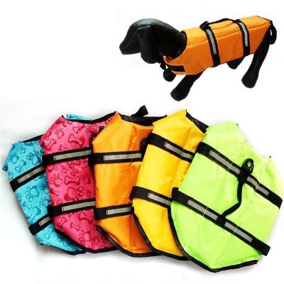 China Large Dog Harness Vest Durable Breathable Soft Grip Dog Protective Life Vest For Swimming for sale