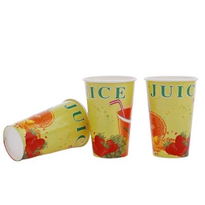 China Good Price Eco - Friendly 16oz PE Coated Paper Cup Disposable Cold Drink Cups for sale