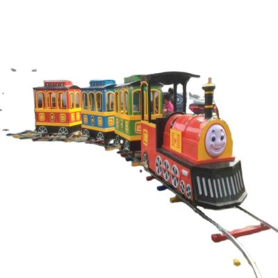 China Amusement Amusement Park Rides Amusement Park Children Games Thomas Track Train 14 Seats for sale