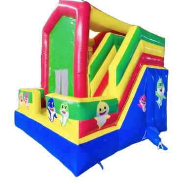 China 0.55mm PVC Tarpaulin Plato Kids Jumping Bouncy Castle Inflatable Bouncer For Party for sale