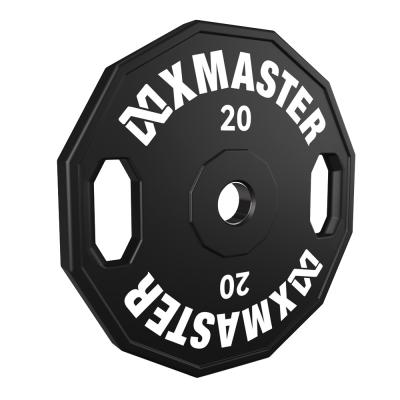 China Eco-friendly PU Grip Xmaster 12-Sided Bumper Plates for sale