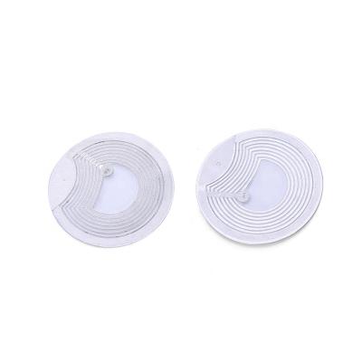 China Factory EAS 8.2Mhz RF Transparent Customizable Key IDs Round 33mmR for sale